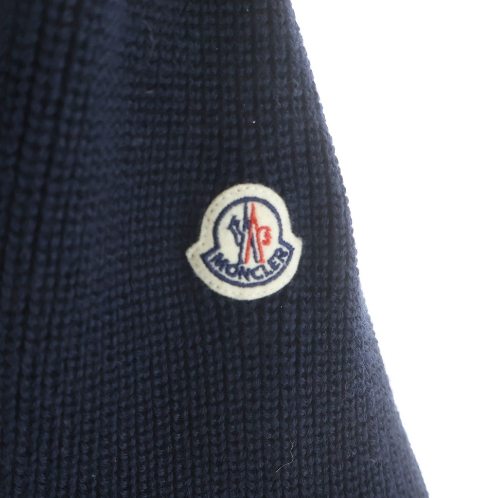MONCLER(モンクレール) CARDIGAN TRICOT カーディガントリコ ダブルジップ ダウンジャケット ネイビー G20919B50800 レディース