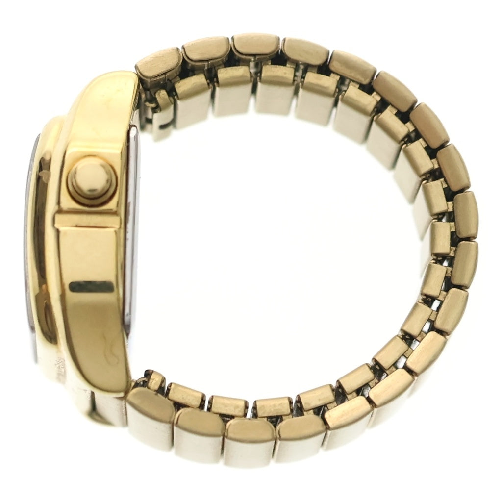 MM6 Maison Margiela(エムエムシックスメゾンマルジェラ) MM6×TIMEX T80 SS/QZ ステンレス クォーツ 電池式 リングウォッチ 時計 デジタル文字盤 ゴールド