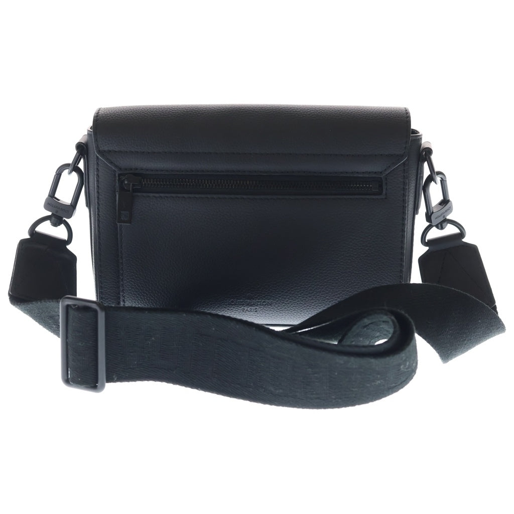 LOUIS VUITTON(ルイヴィトン) LVアエログラム テイクオフ メッセンジャー レザー ショルダーバッグ ブラック M24769