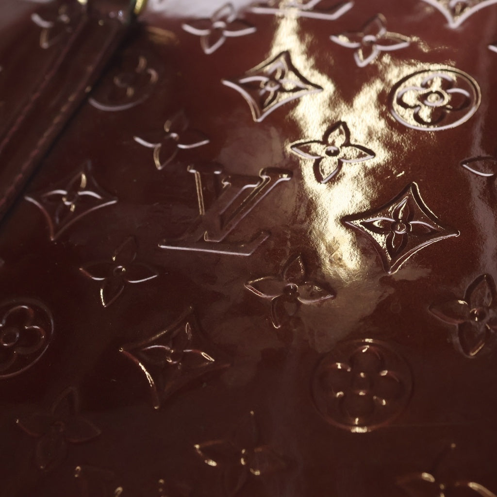 LOUIS VUITTON(ルイヴィトン) アヴァロンジップ モノグラム ヴェルニ パテントレザー ショルダーバッグ ボルドー M91745 レディース