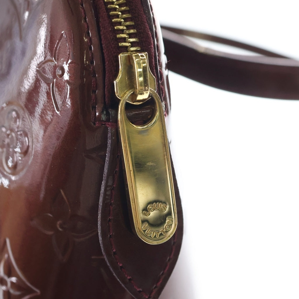 LOUIS VUITTON(ルイヴィトン) アヴァロンジップ モノグラム ヴェルニ パテントレザー ショルダーバッグ ボルドー M91745 レディース