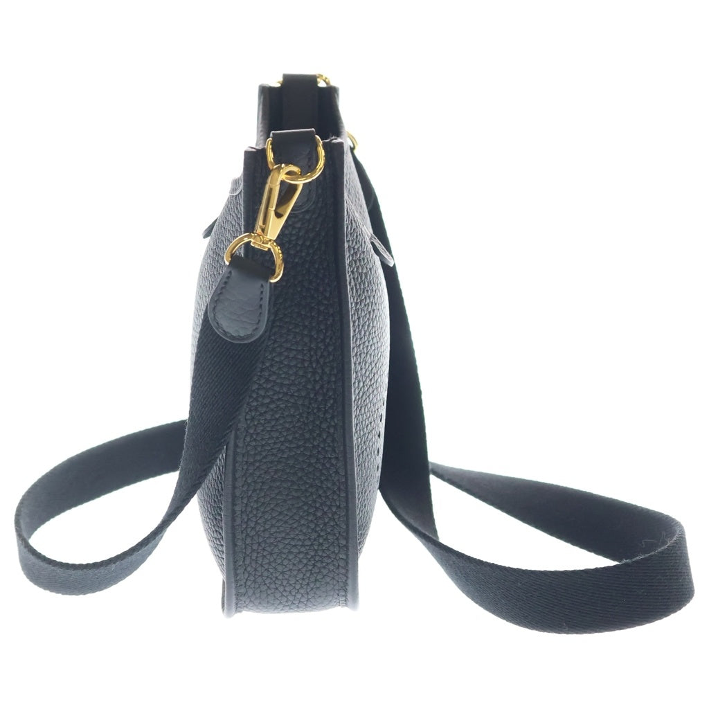HERMES(エルメス) エブリンTPM トリヨンクレマンス ゴールド金具 ショルダーバッグ K刻印 ブラック レディース