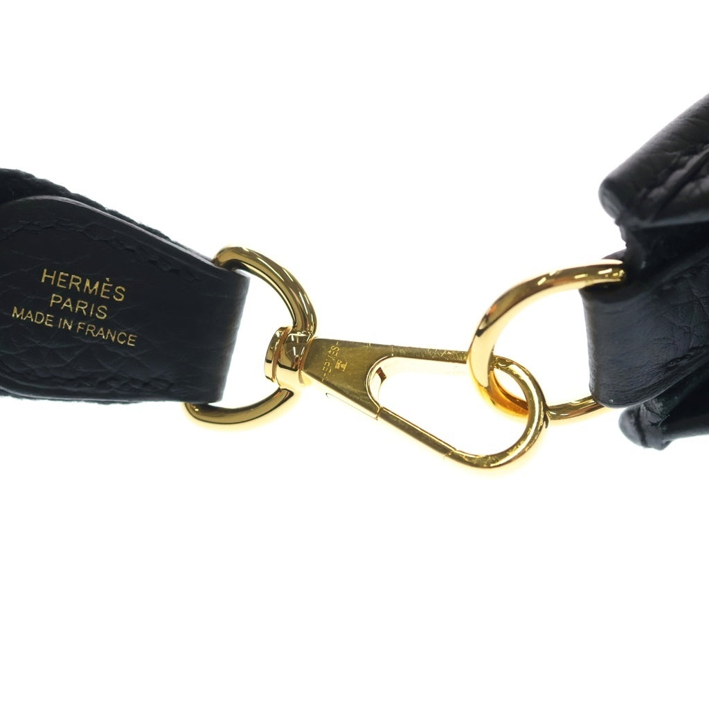 HERMES(エルメス) エブリンTPM トリヨンクレマンス ゴールド金具 ショルダーバッグ K刻印 ブラック レディース