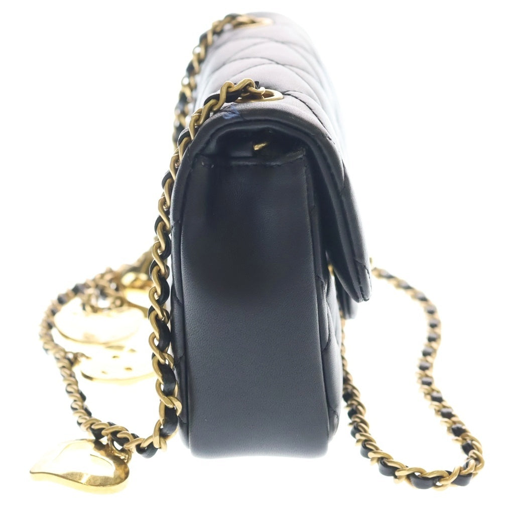 CHANEL(シャネル) ミニマトラッセ ココマーク ハートチャーム チェーン