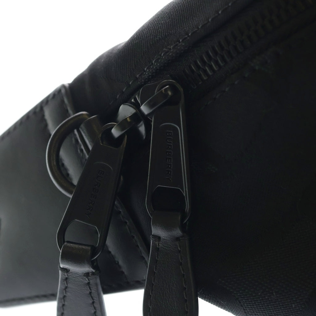 BURBERRY(バーバリー) ボディバック ウエストバック バムバック モノグラム キャンバス ナイロン ブラック 8043707 レディース