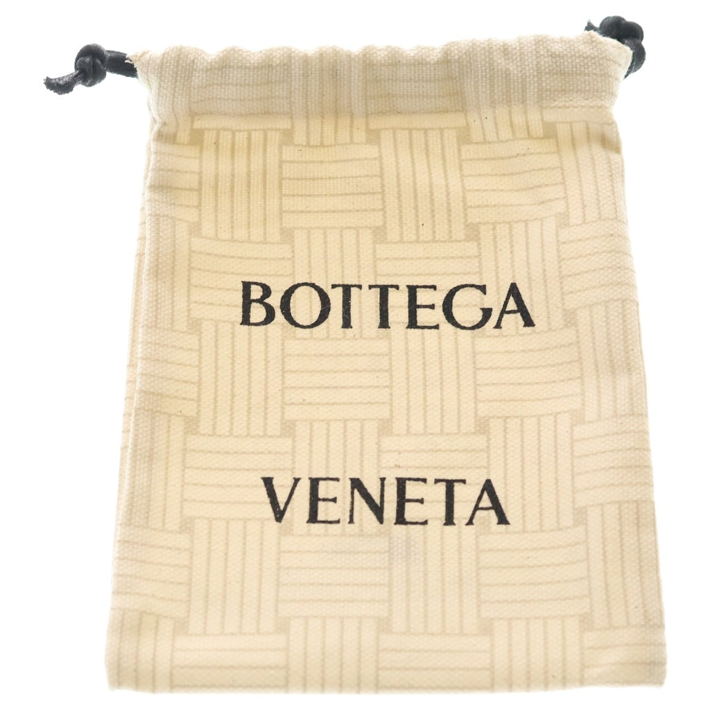 BOTTEGA VENETA(ボッテガヴェネタ) アンディアーモ 二つ折り財布 コンパクトウォレット カードケース ブラック レザー ゴールド金具 レディース