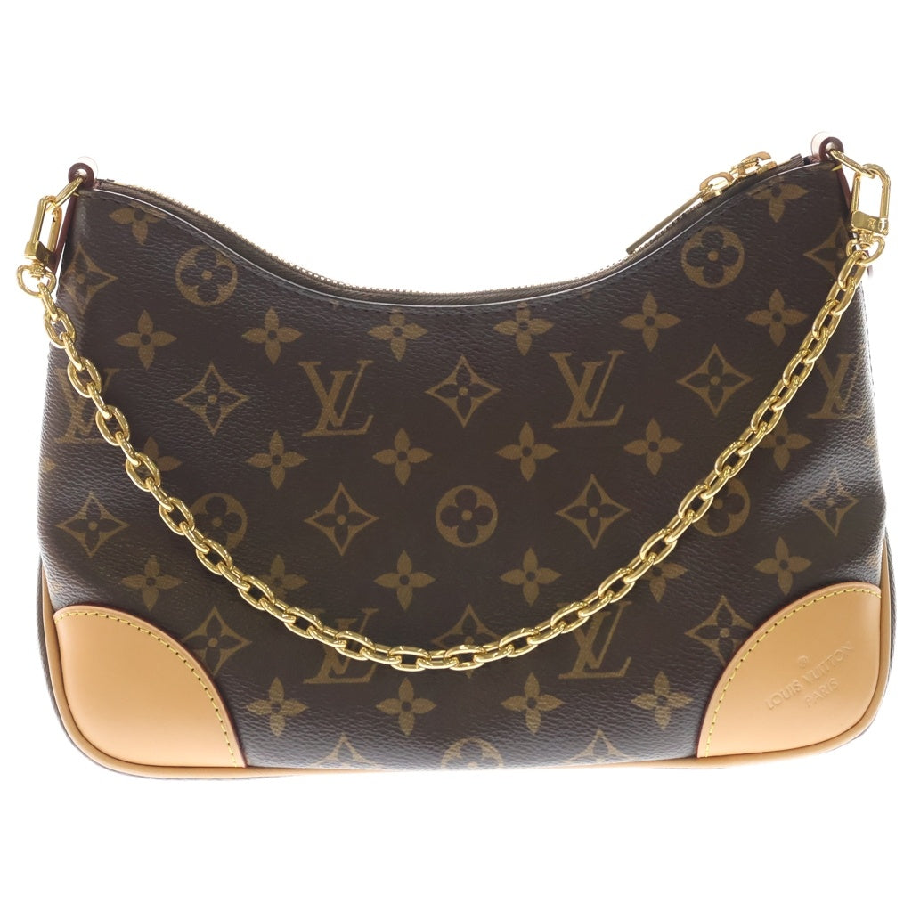 LOUIS VUITTON(ルイヴィトン) モノグラム ブローニュNM PVC レザー 2WAY ハンドバッグ ショルダーバッグ ICタイプ ブラウン M45832 レディース