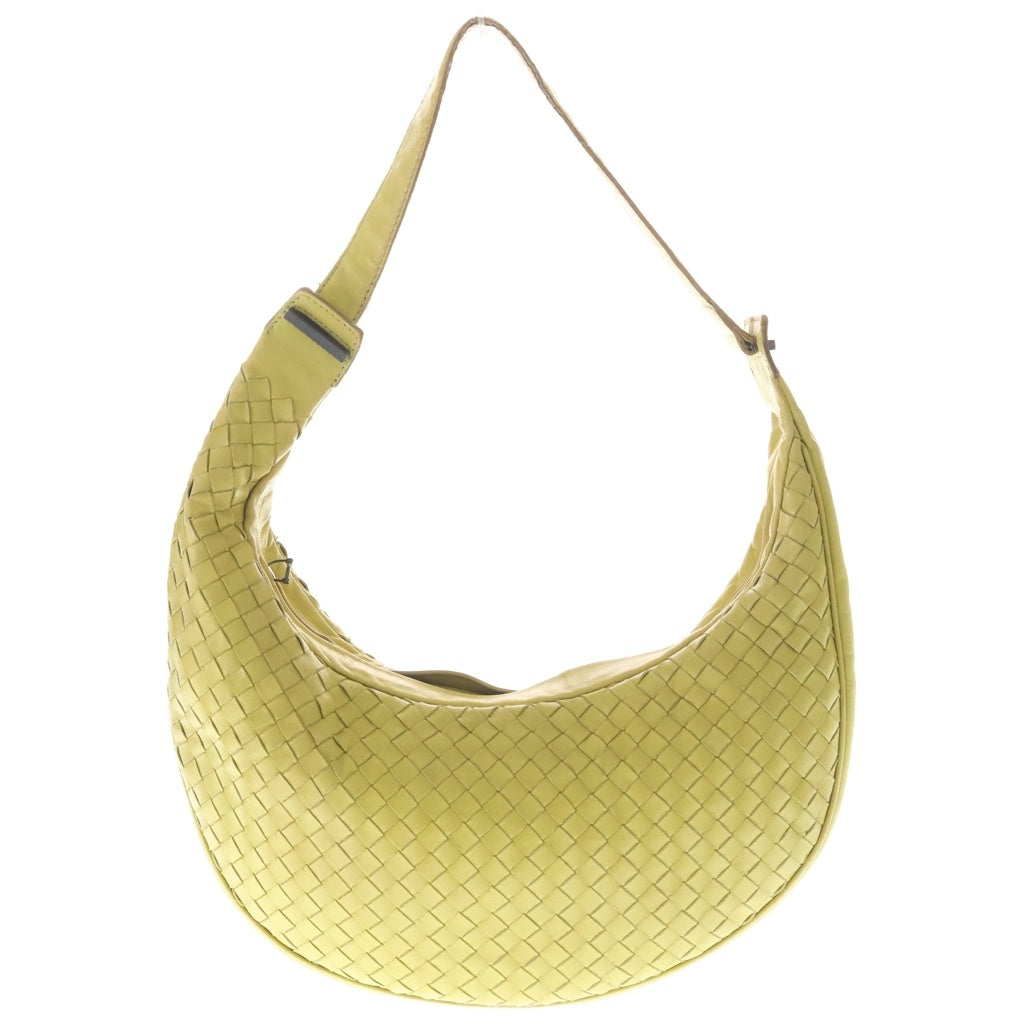BOTTEGA VENETA(ボッテガヴェネタ) イントレチャート ワンショルダーバッグ イエロー レザー レディース