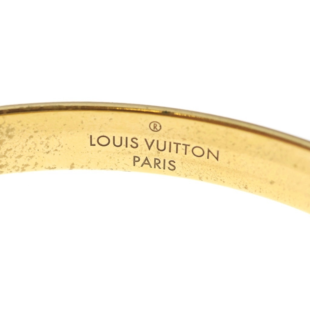 LOUIS VUITTON(ルイヴィトン) リジット ブレスレット ナノグラム ストラス ゴールド M64861 レディース