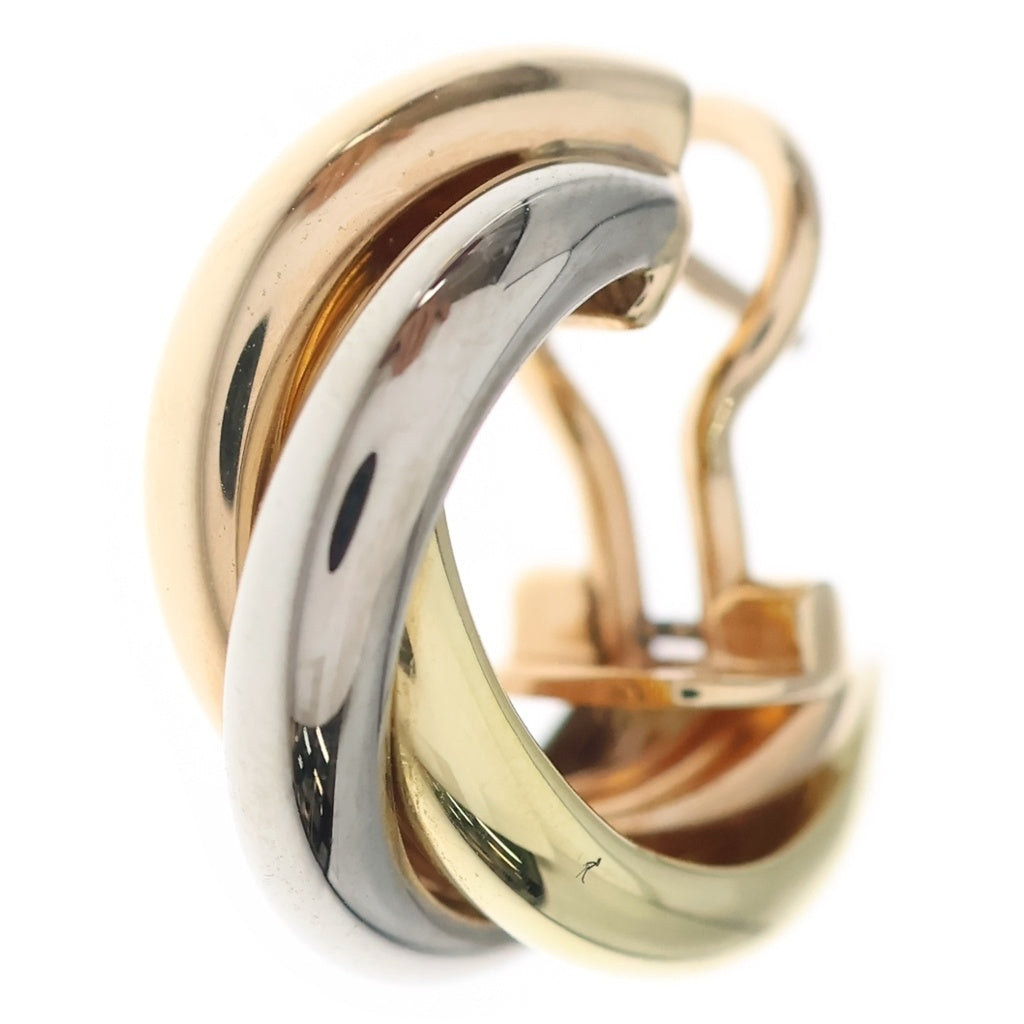 Cartier(カルティエ) トリニティ クラシック ピアス イエローゴールド×ホワイトゴールド×ピンクゴールド Au750WG/PG/YG レディース