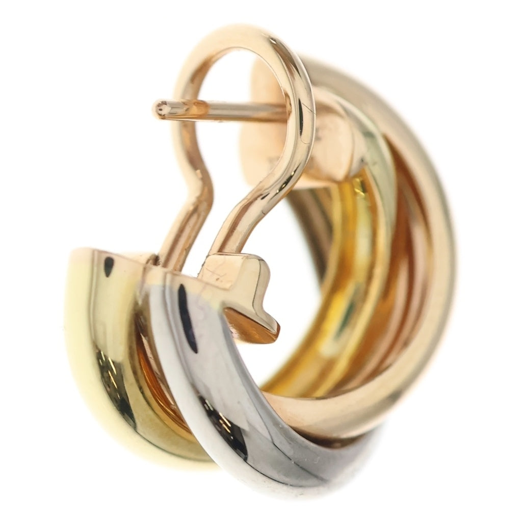 Cartier(カルティエ) トリニティ クラシック ピアス イエローゴールド×ホワイトゴールド×ピンクゴールド Au750WG/PG/YG レディース