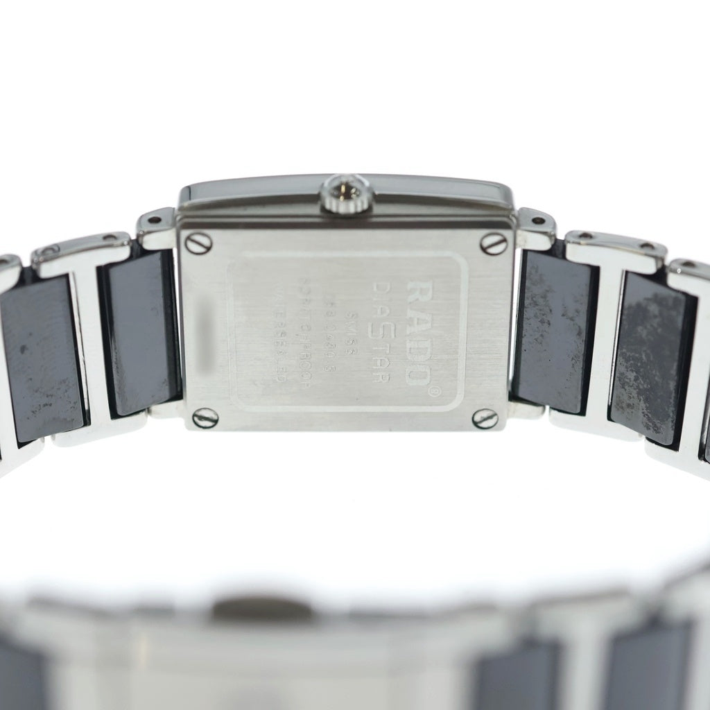 RADO(ラド―) ダイヤスター 黒文字盤 CE×Ti×QZ セラミック チタン クォーツ 電池式 腕時計 153.0430.3 レディース
