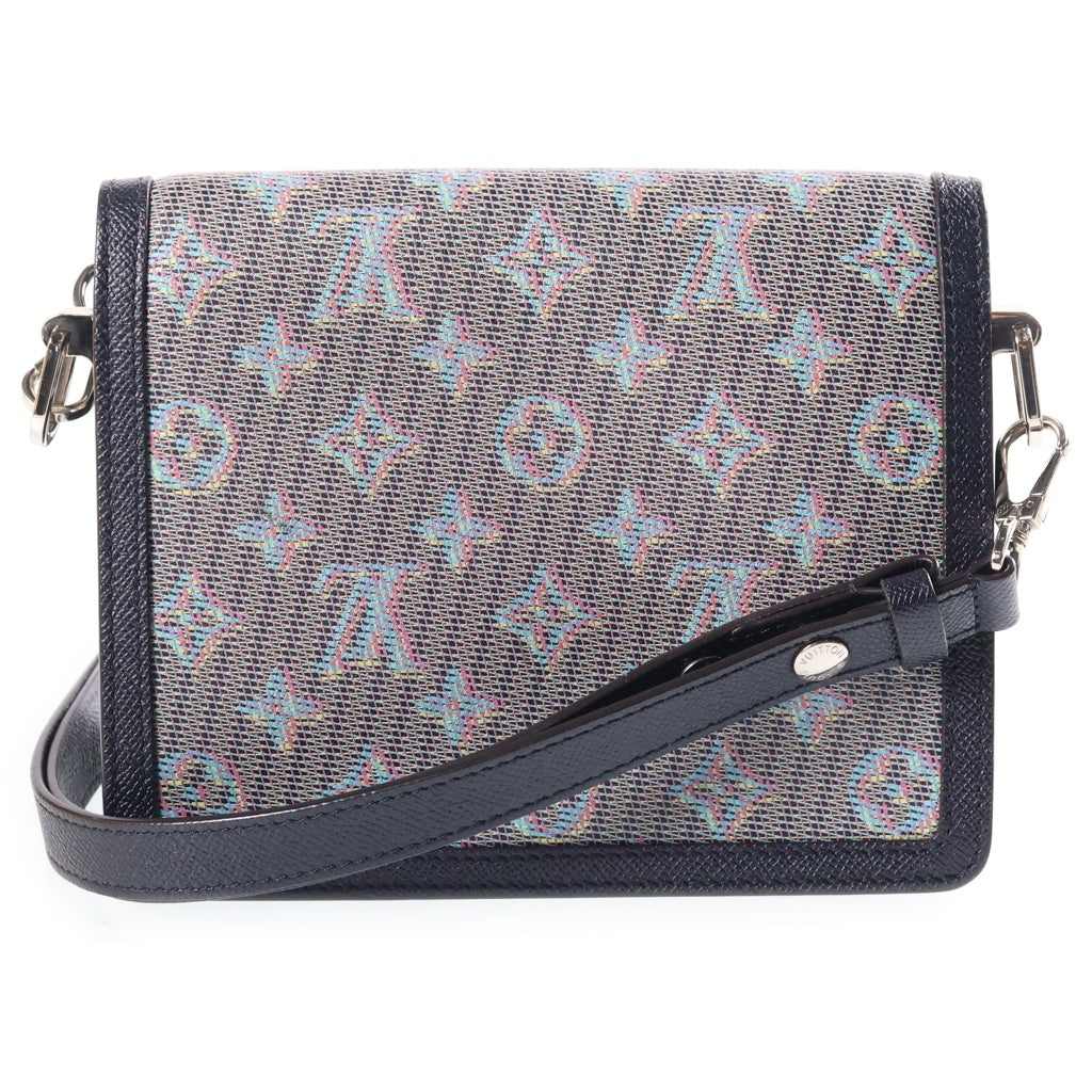 LOUIS VUITTON(ルイヴィトン) モノグラムLVポップ ドーフィーヌMINI ショルダーバッグ ブルー M55454 ICタイプ