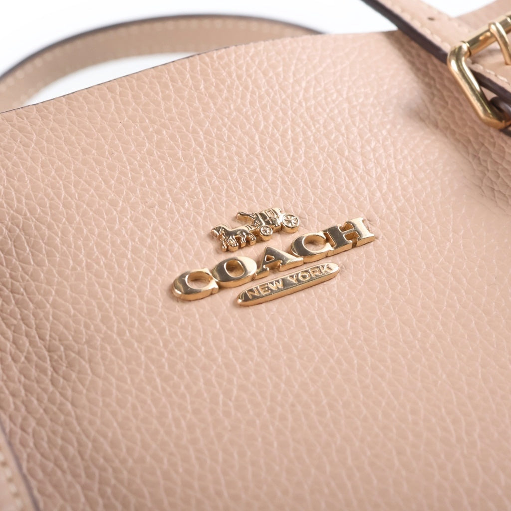 COACH(コーチ) モリー トート25 レザー 2WAY ハンド ショルダーバッグ ベージュ C4084 レディース