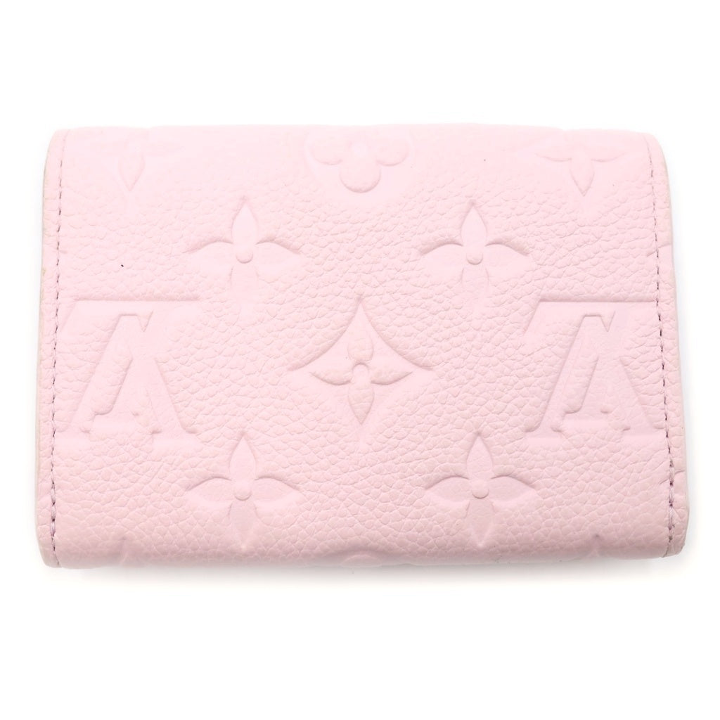 LOUIS VUITTON(ルイヴィトン) モノグラム アンプラント ポルトモネ・ロザリ 二つ折り財布 コンパクトウォレット コンフェッティピンク レザー M29450 レディース