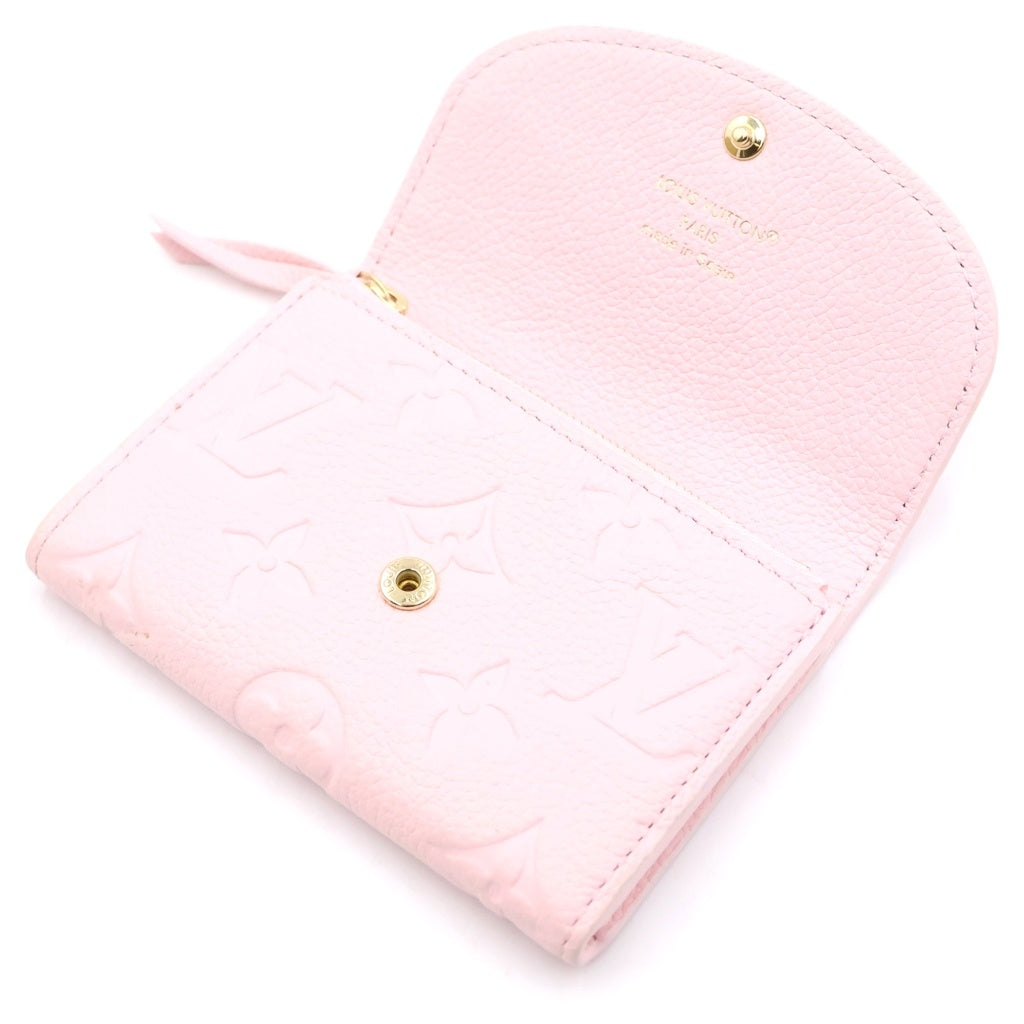 LOUIS VUITTON(ルイヴィトン) モノグラム アンプラント ポルトモネ・ロザリ 二つ折り財布 コンパクトウォレット コンフェッティピンク レザー M29450 レディース