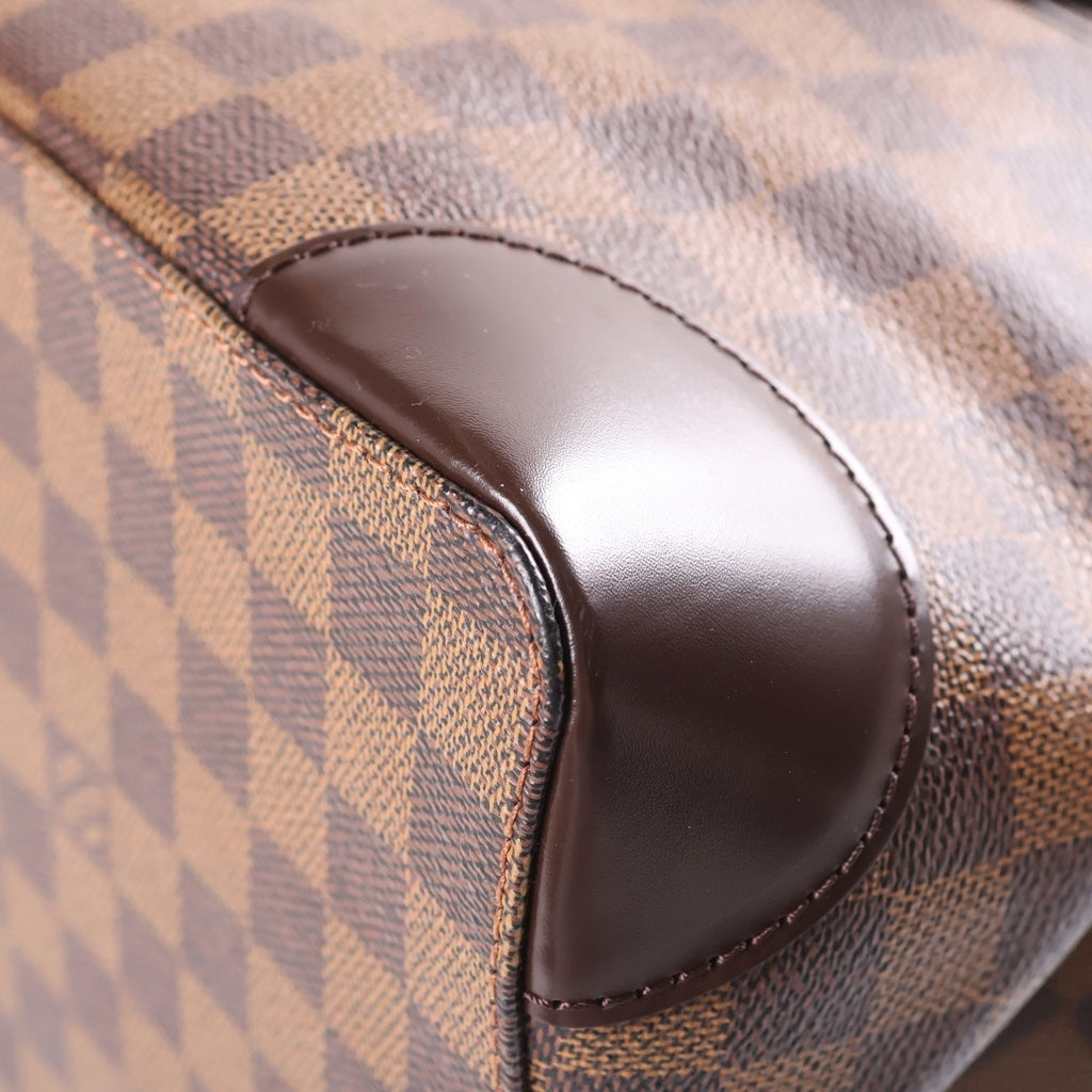 LOUIS VUITTON(ルイヴィトン) ダミエ ハムステッドMM PVC レザー トートバッグ ブラウン N51204 レディース