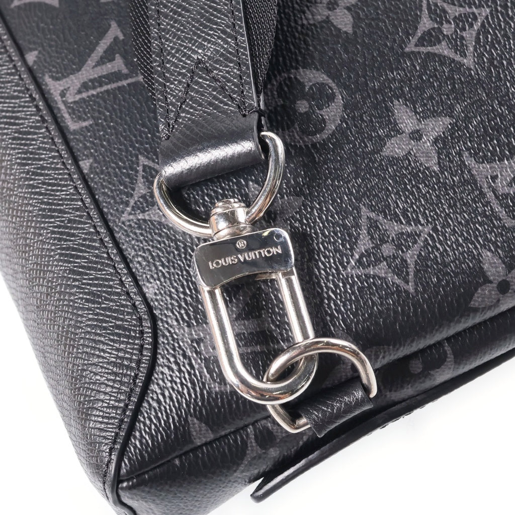 LOUIS VUITTON(ルイヴィトン) モノグラム タイガラマ×エクリプス デュオ・スリングバッグ ボディバッグ ショルダーバッグ ブラック PVC×レザー M30936