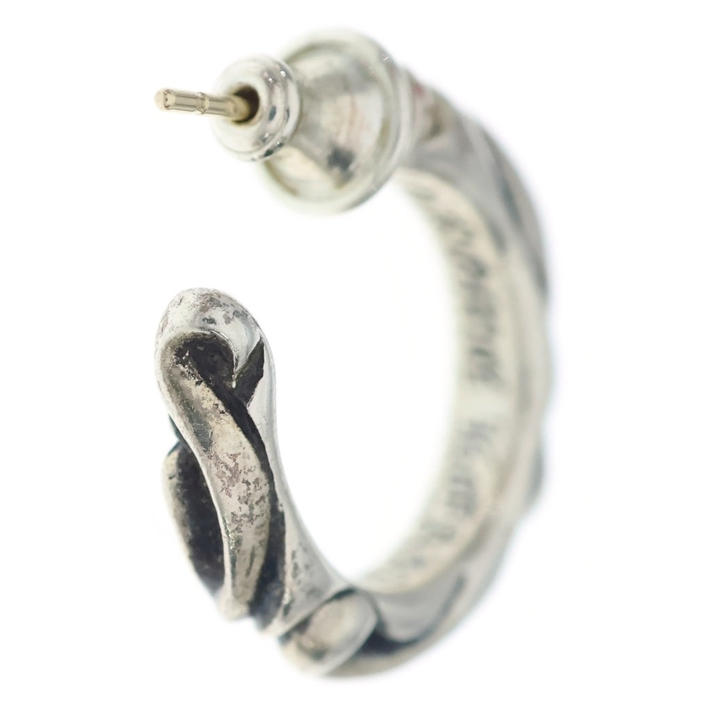 CHROME HEARTS(クロムハーツ) HOOP SCROOL スクロール フープピアス シルバー BCA102