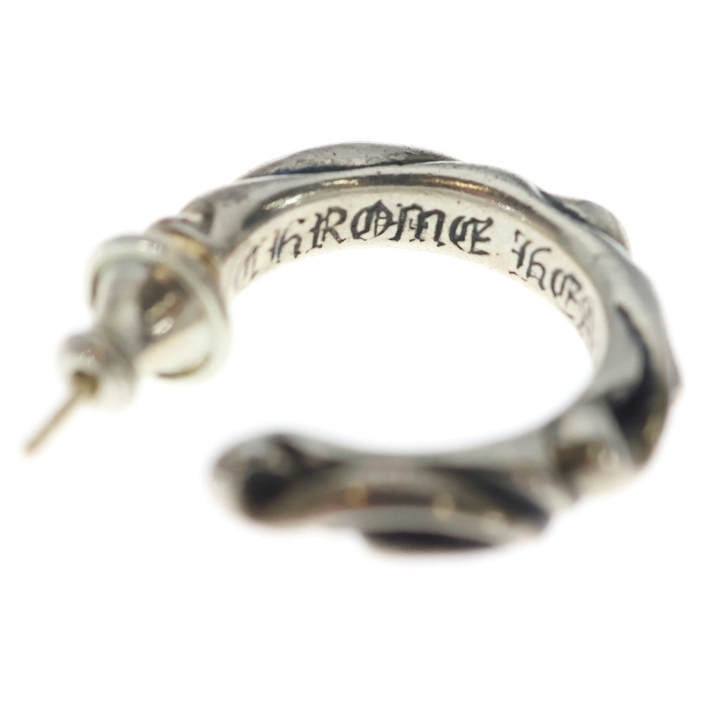 CHROME HEARTS(クロムハーツ) HOOP SCROOL スクロール フープピアス シルバー BCA102
