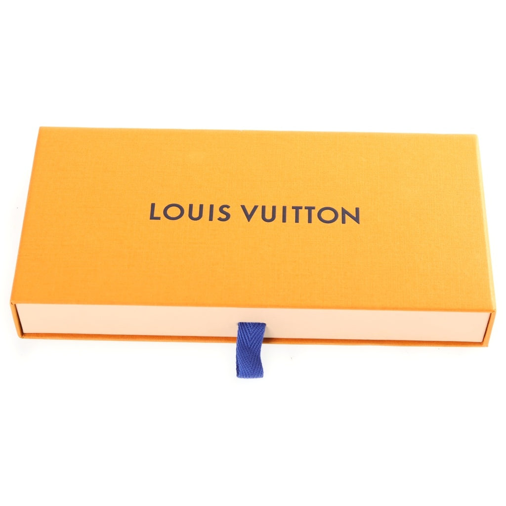 LOUIS VUITTON(ルイヴィトン) LV エクリプス バンドー スカーフ モノグラム シルク ブルー/ベージュ M79533 レディース