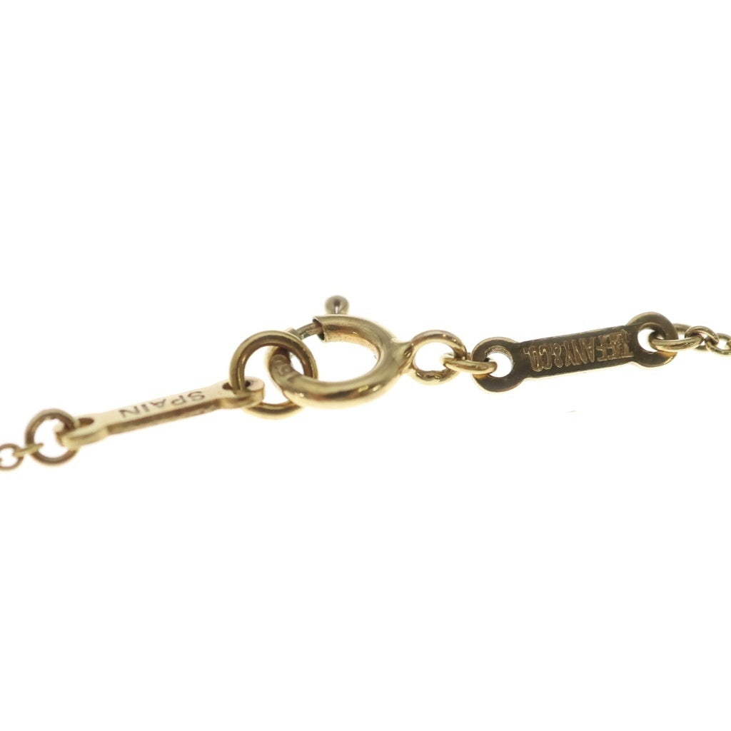 TIFFANY & Co.(ティファニー) オープンハート ネックレス ペンダント エルサ ペレッティ K18イエローゴールド レディース