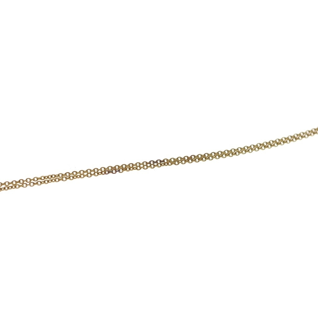 TIFFANY & Co.(ティファニー) オープンハート ネックレス ペンダント エルサ ペレッティ K18イエローゴールド レディース
