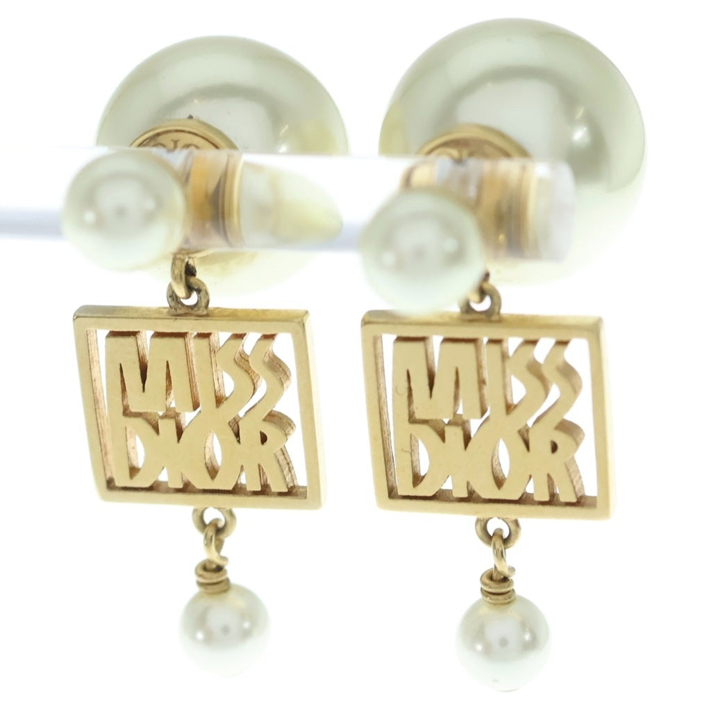 DIOR(ディオール) トライバル パール ピアス ゴールド レディース