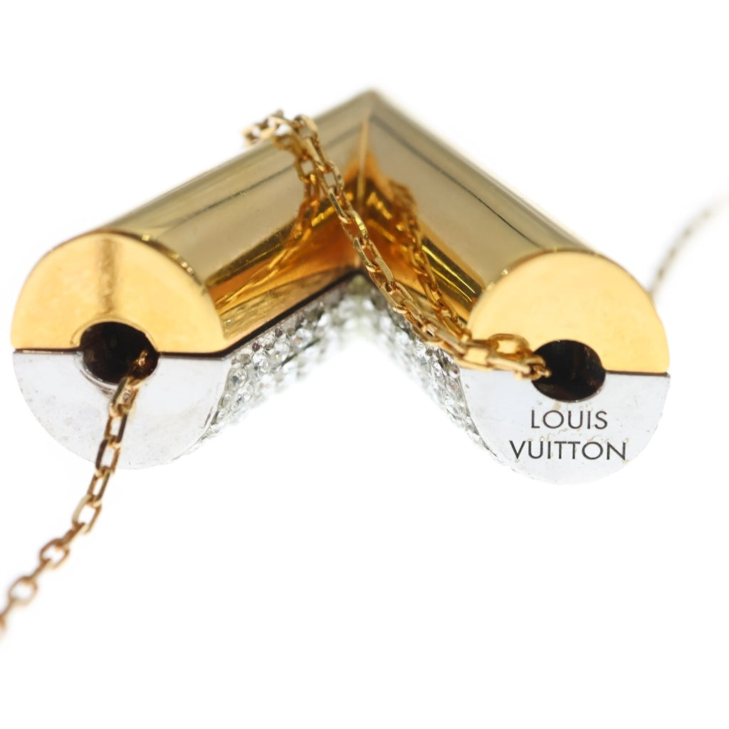 LOUIS VUITTON(ルイヴィトン) エセンシャルV ストラス ネックレス ラインストーン シルバー/ゴールド M68156 レディース