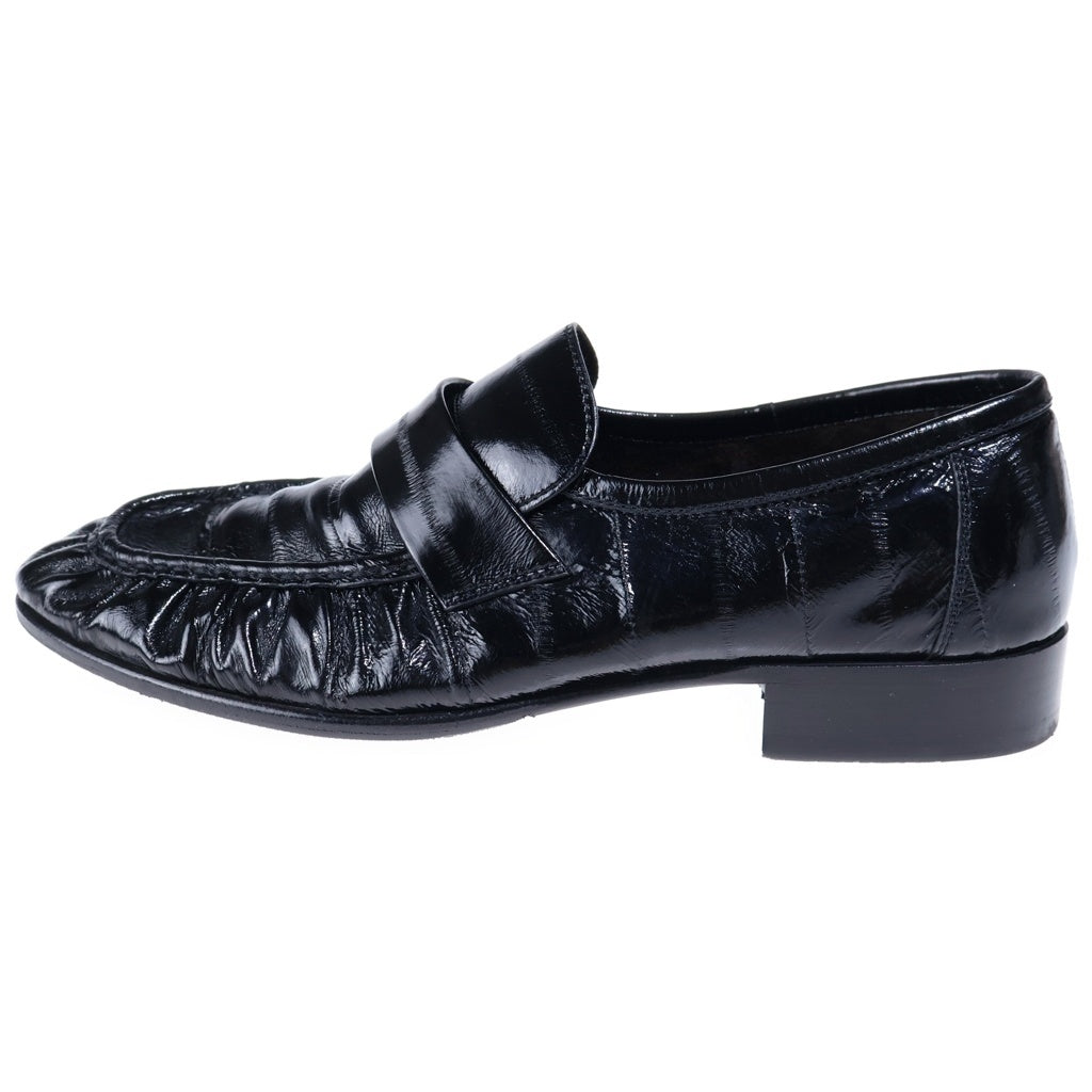 THE ROW(ザロウ) Soft Loafer in Eel ソフト ローファー イール レザー ローカットシューズ ブラック レディース F2018E17BLK