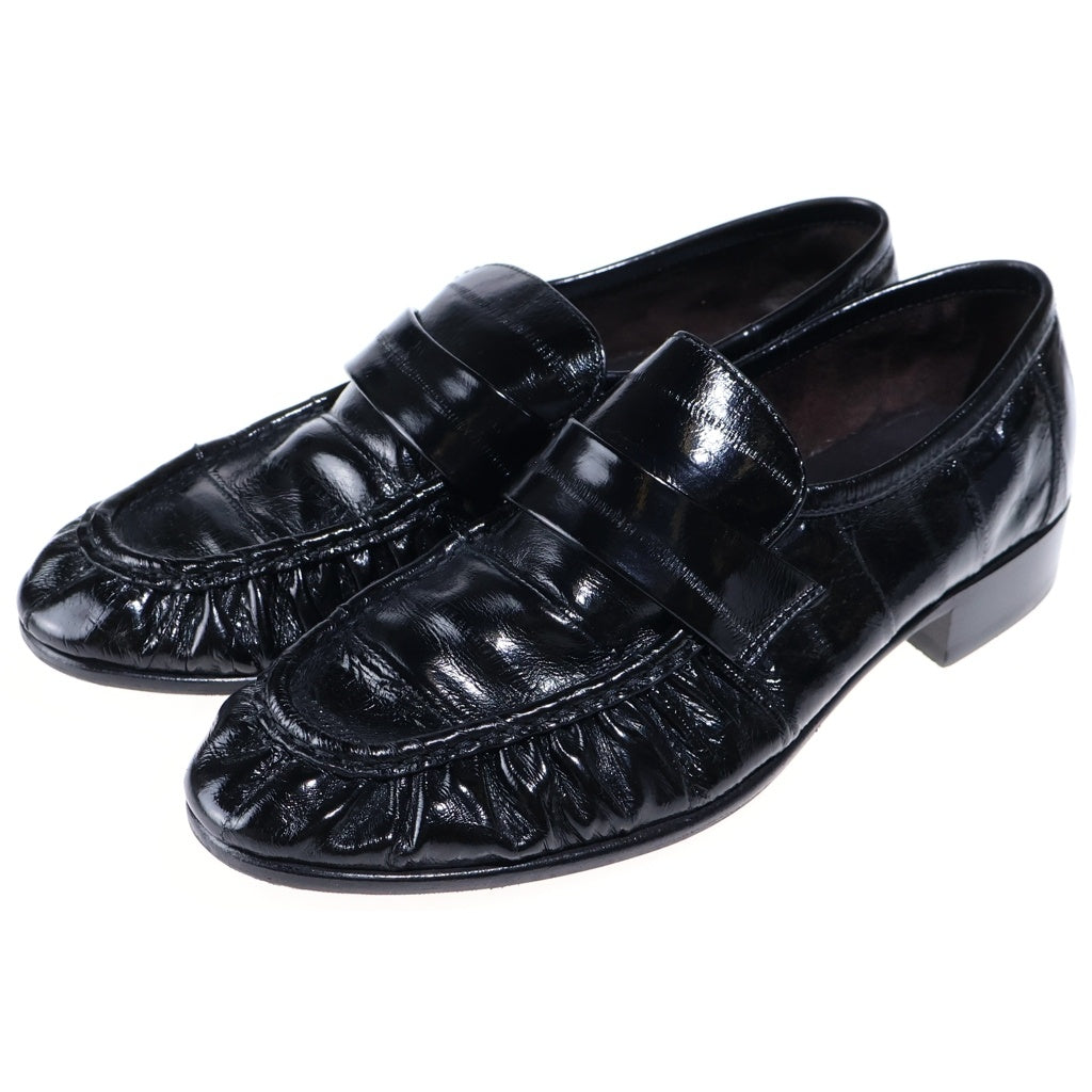THE ROW(ザロウ) Soft Loafer in Eel ソフト ローファー イール レザー ローカットシューズ ブラック レディース F2018E17BLK