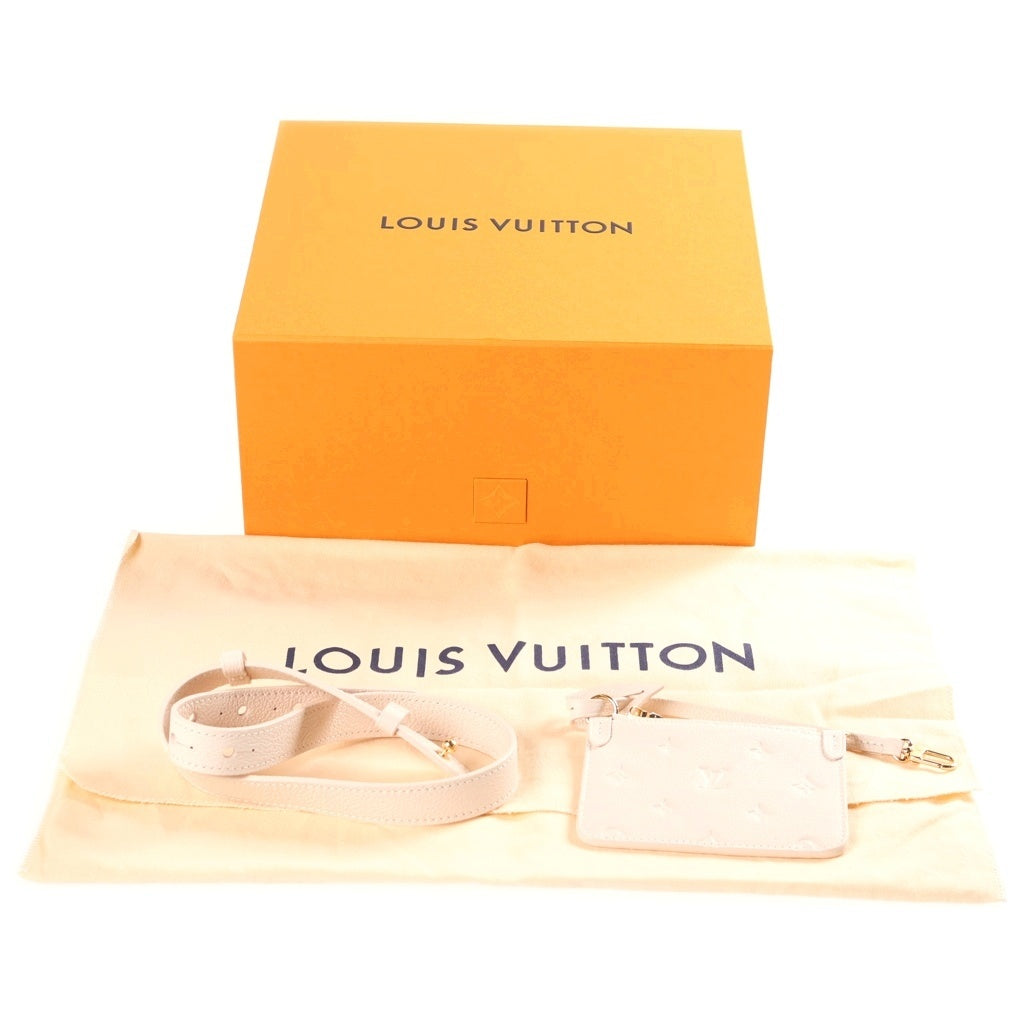 LOUIS VUITTON(ルイヴィトン) モノノグラム・アンプラント オール・イン BB 2WAYハンドバッグ ショルダーバッグ アイボリー レザー M28910 ゴールド金具 レディース