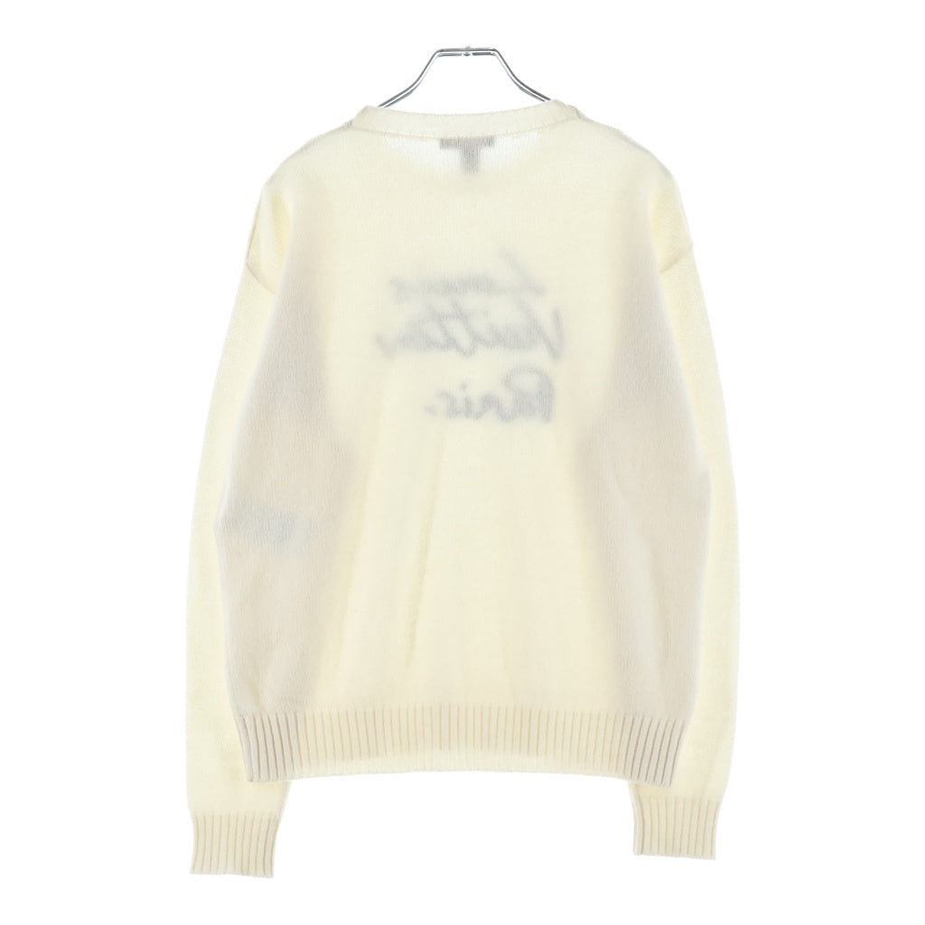 LOUIS VUITTON(ルイヴィトン) カーシブシグネチャープルオーバー カシミヤニット アイボリー RW261WW EN7 FUKJ19 レディース