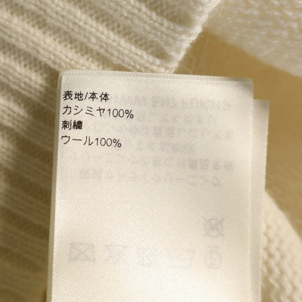 LOUIS VUITTON(ルイヴィトン) カーシブシグネチャープルオーバー カシミヤニット アイボリー RW261WW EN7 FUKJ19 レディース