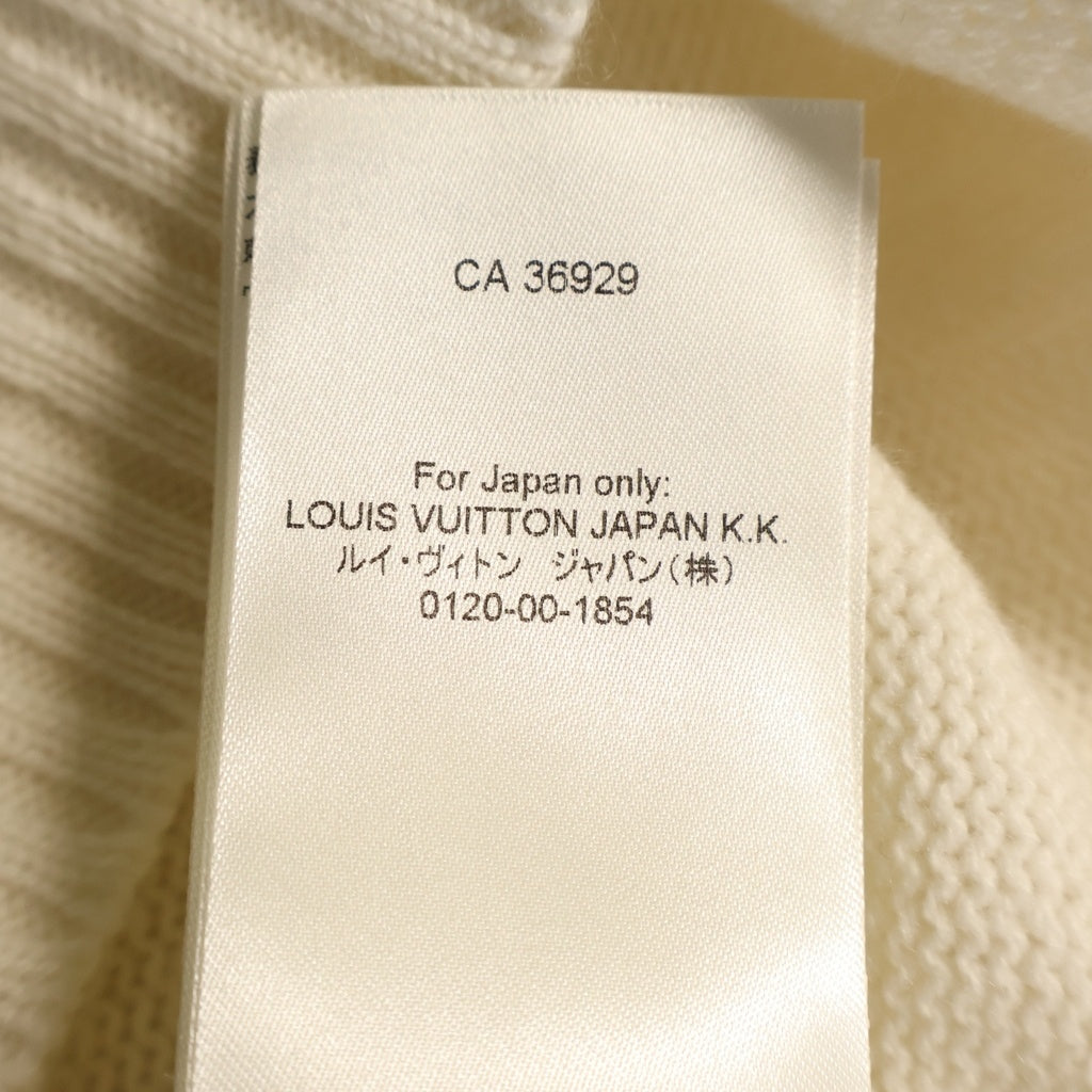 LOUIS VUITTON(ルイヴィトン) カーシブシグネチャープルオーバー カシミヤニット アイボリー RW261WW EN7 FUKJ19 レディース
