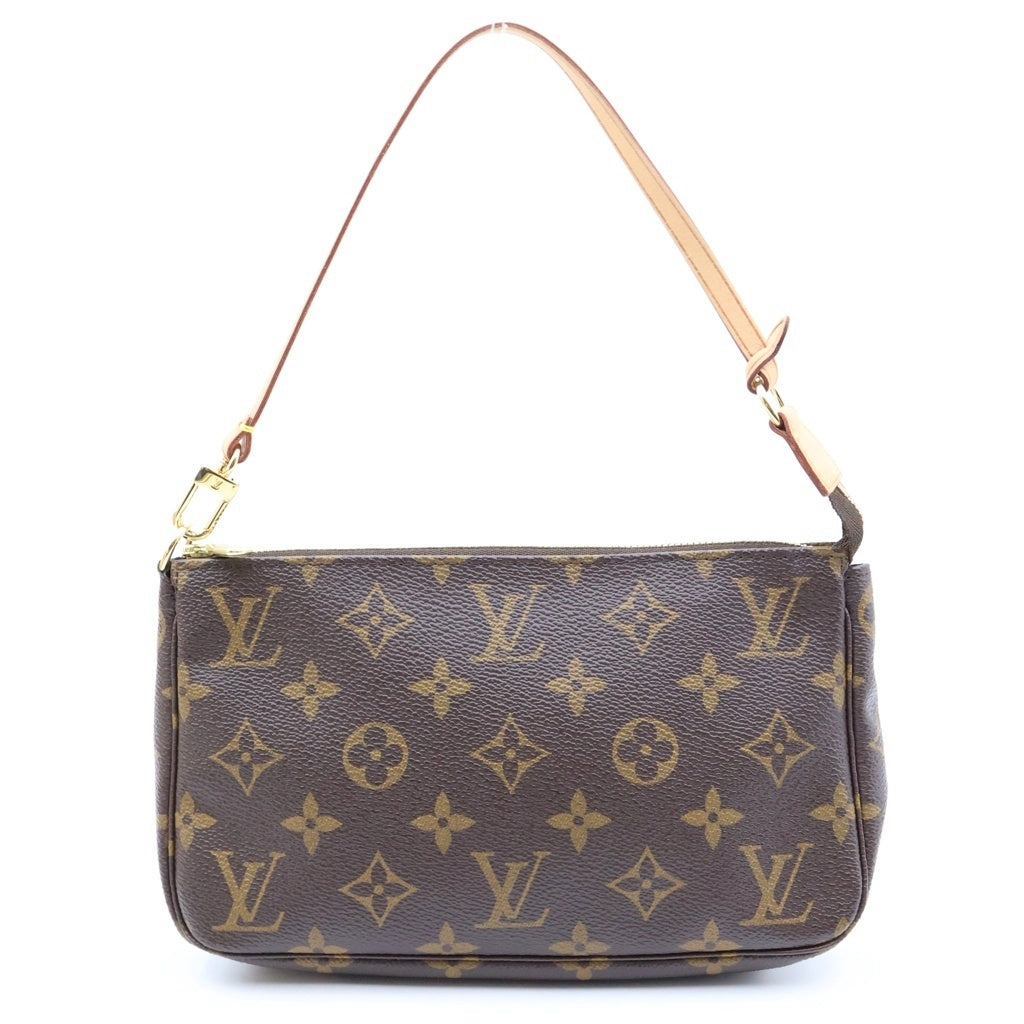 LOUIS VUITTON(ルイヴィトン) ポシェット アクセソワール ハンドバッグ アクセサリーポーチ モノグラム PVC レザー ブラウン M51980 レディース