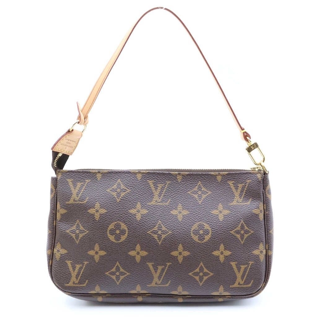 LOUIS VUITTON(ルイヴィトン) ポシェット アクセソワール ハンドバッグ アクセサリーポーチ モノグラム PVC レザー ブラウン M51980 レディース