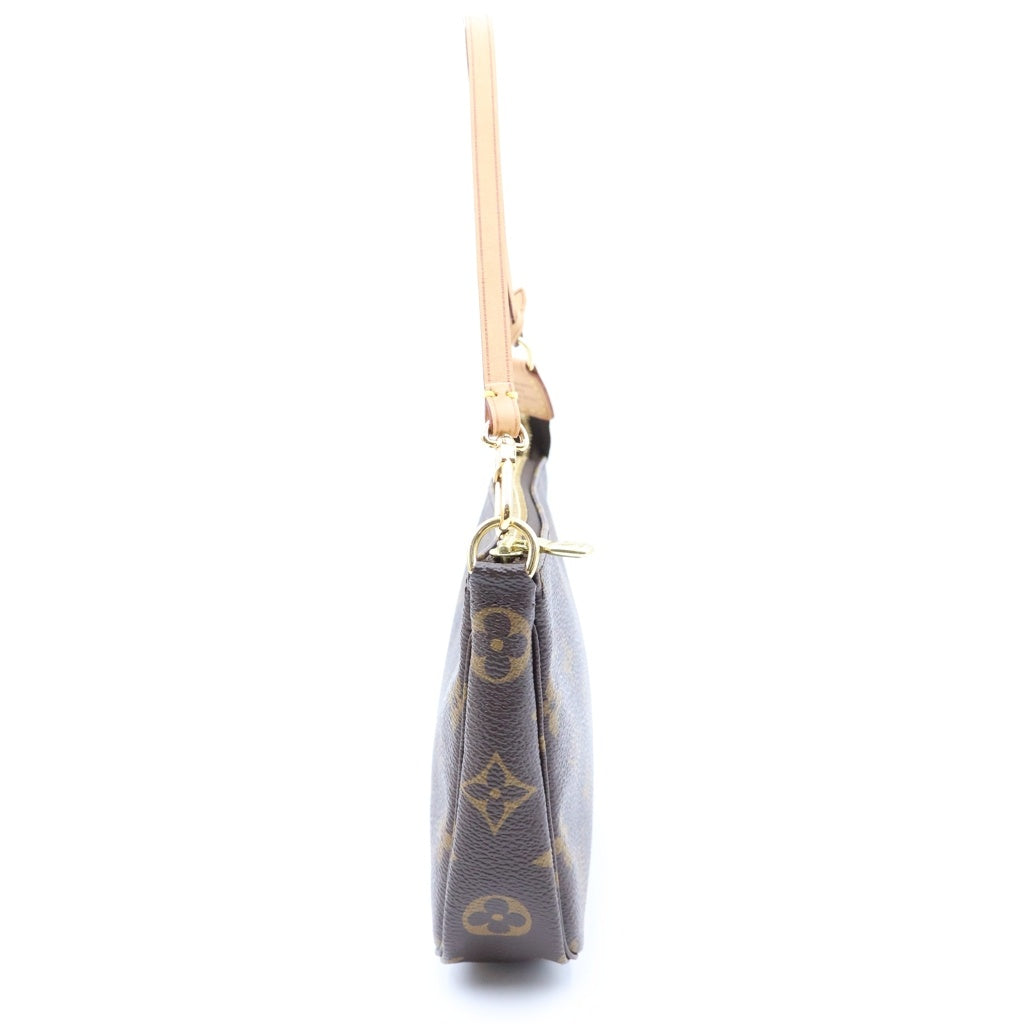 LOUIS VUITTON(ルイヴィトン) ポシェット アクセソワール ハンドバッグ アクセサリーポーチ モノグラム PVC レザー ブラウン M51980 レディース