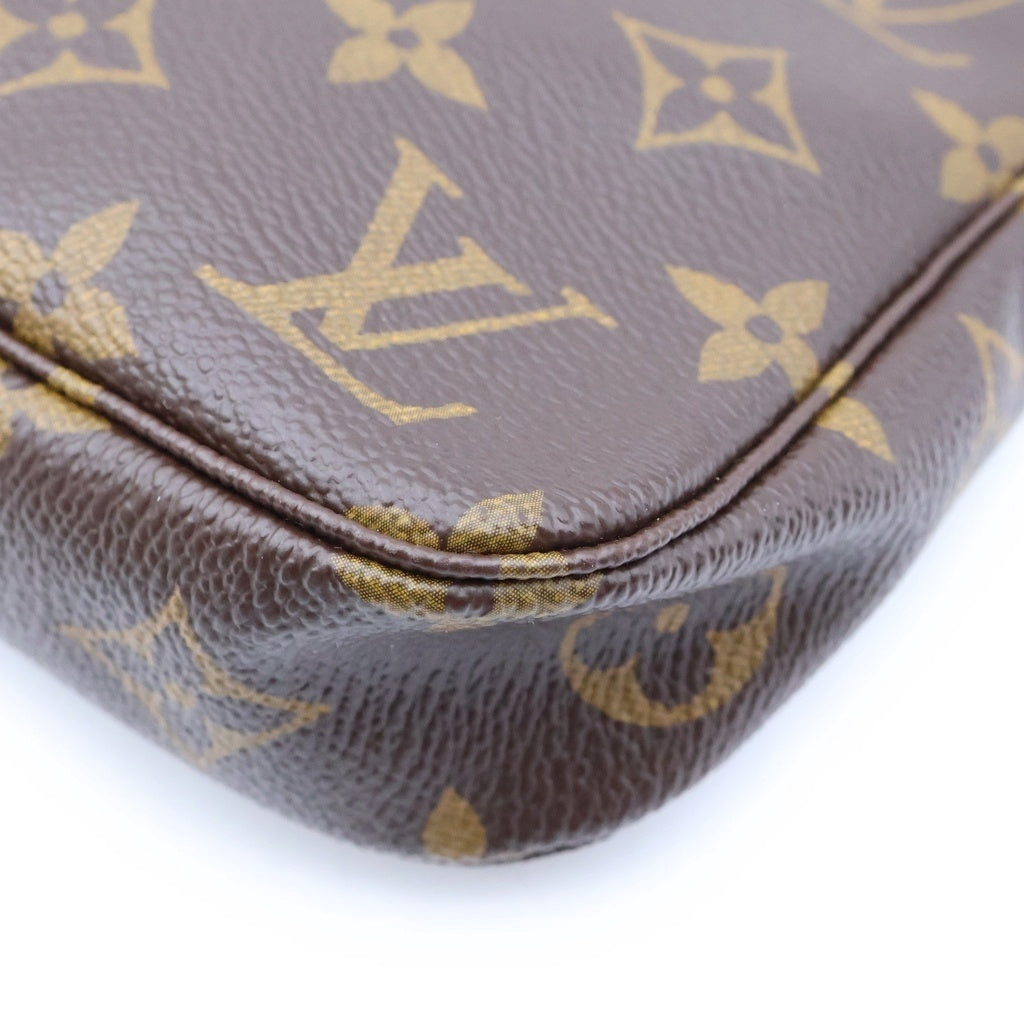LOUIS VUITTON(ルイヴィトン) ポシェット アクセソワール ハンドバッグ アクセサリーポーチ モノグラム PVC レザー ブラウン M51980 レディース