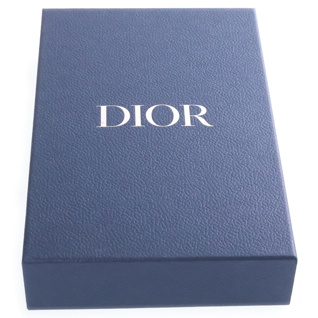 Christian Dior(クリスチャンディオール) サドル ウエストバッグ ボディバッグ ショルダーバッグ ブラック レザー シルバー金具 レディース