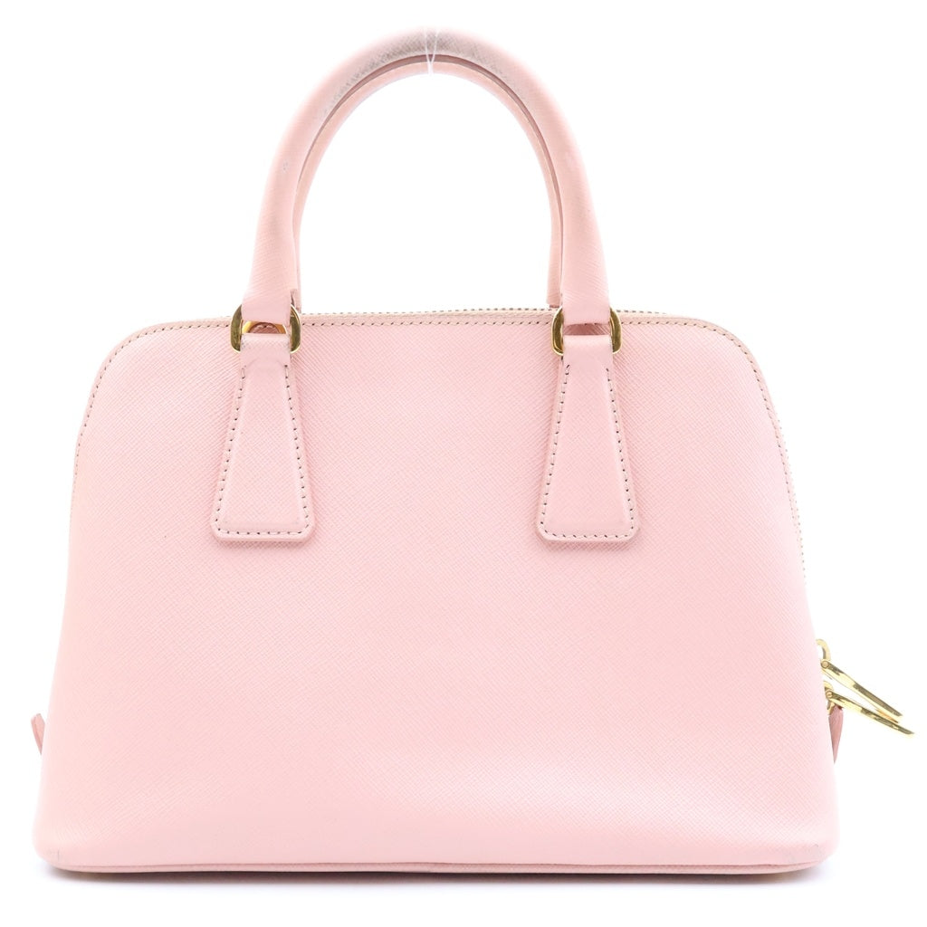 PRADA(プラダ) サフィアーノ 2WAY ショルダーバッグ ハンドバッグ ピンク レザー 1BA837 レディース