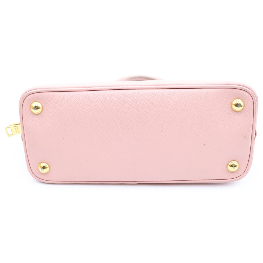 PRADA(プラダ) サフィアーノ 2WAY ショルダーバッグ ハンドバッグ ピンク レザー 1BA837 レディース