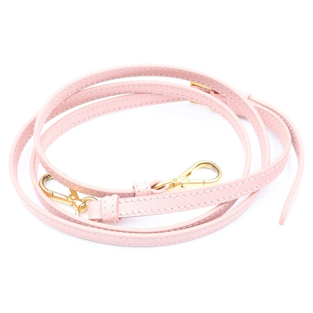 PRADA(プラダ) サフィアーノ 2WAY ショルダーバッグ ハンドバッグ ピンク レザー 1BA837 レディース