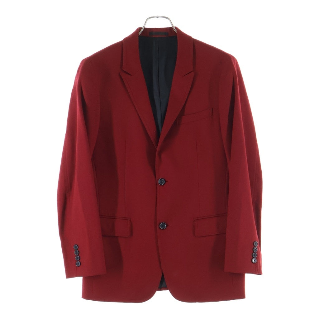 BURBERRY BLACK LABEL(バーバリー ブラックレーベル) Wool 2B Tailored Jacket ウール テーラードジャケット レッド MD1E30-616-19