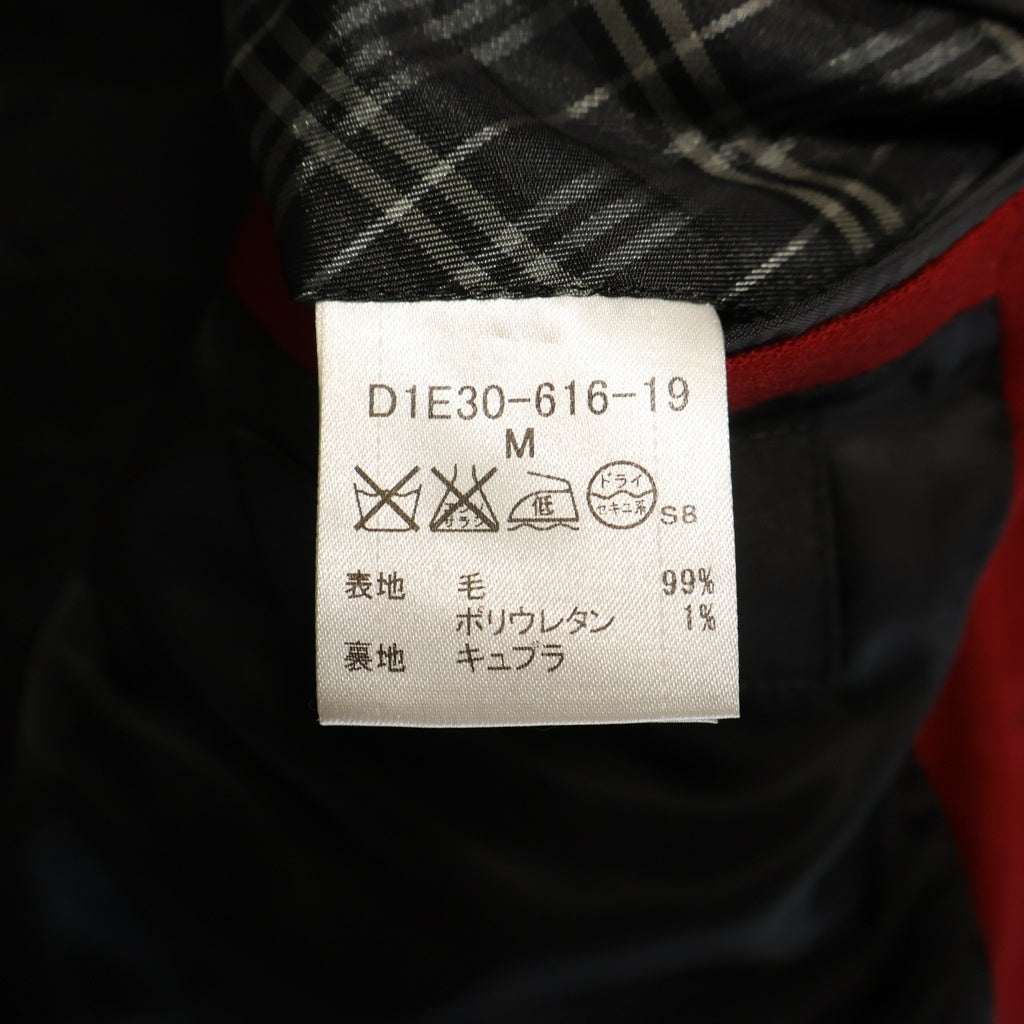 BURBERRY BLACK LABEL(バーバリー ブラックレーベル) Wool 2B Tailored Jacket ウール テーラードジャケット レッド MD1E30-616-19