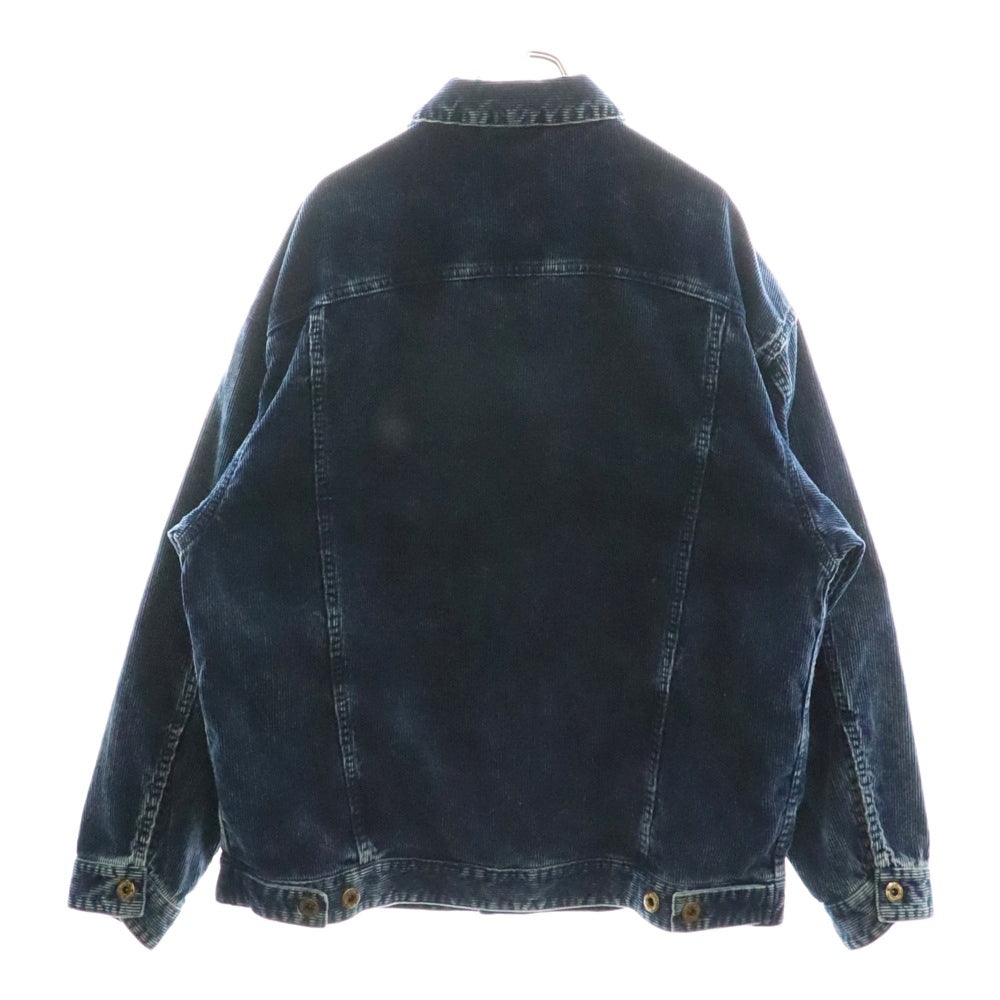 miumiu(ミュウミュウ) Washed Velvet Blouson Jacket ウォッシュドベルベット ブルゾンジャケット ブルー ML1009
