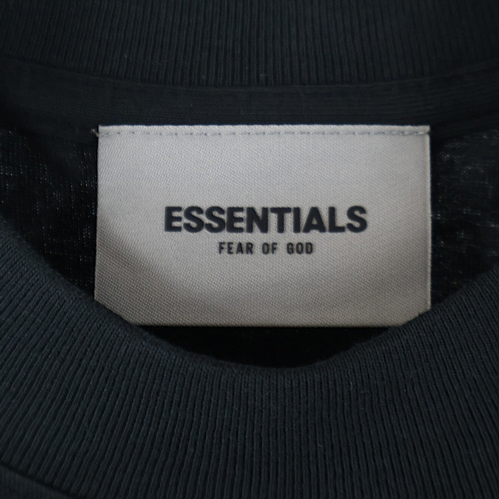 ESSENTIALS FEAR OF GOD(エッセンシャル フィアオブゴッド) Long-Sleeve Tee Black ロング スリーブ ブラック ロゴプリント 長袖Tシャツ カットソー ブラック 125SU212080F