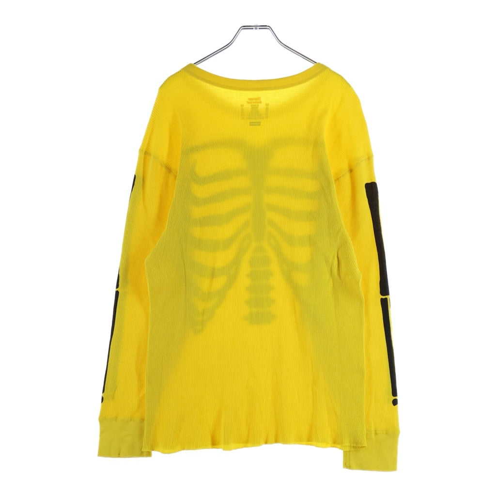 SUPREME(シュプリーム) 25AW xHanes Bones Thermal Crew ヘインズボーンズサーマル 長袖Tシャツイエロー