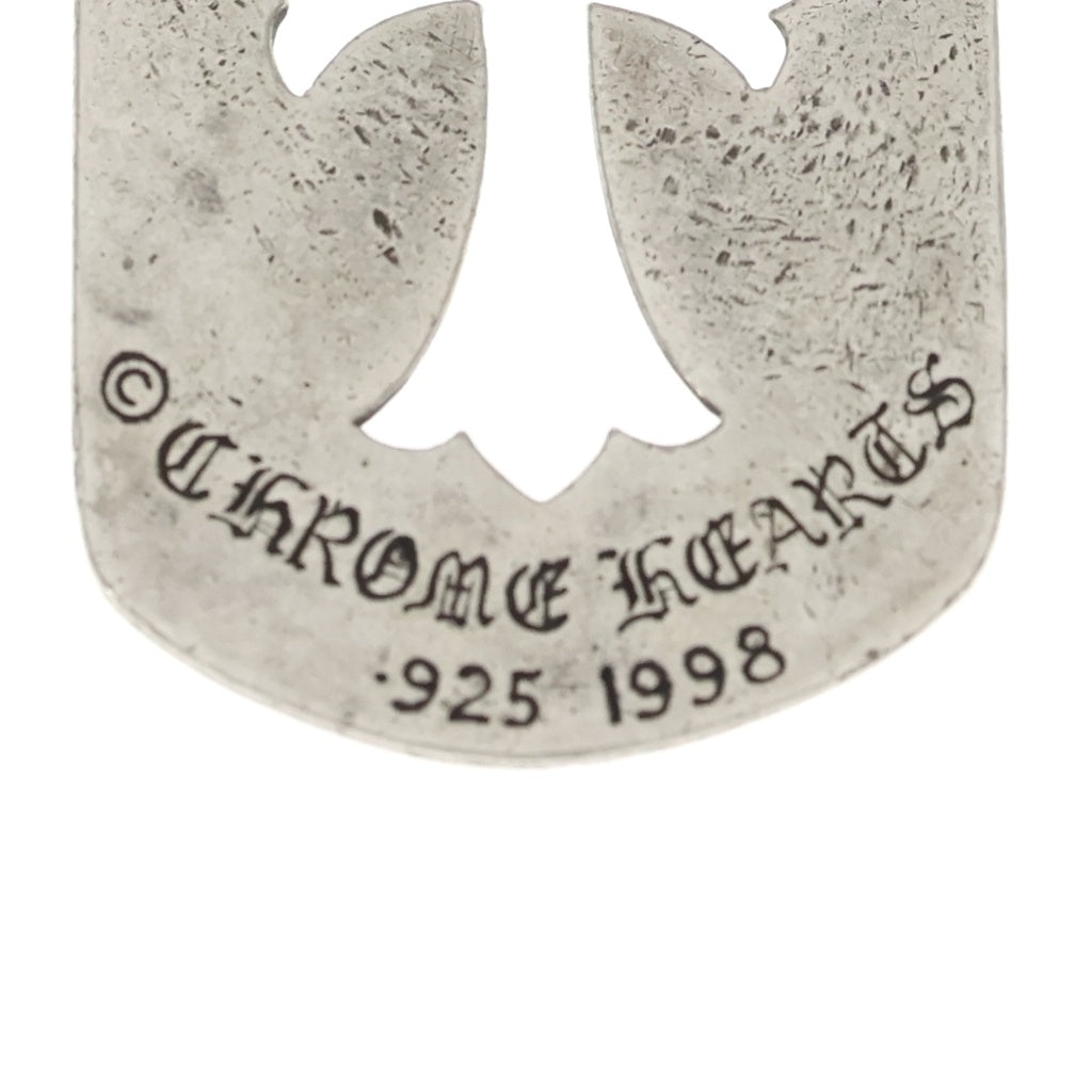 CHROME HEARTS(クロムハーツ) D TAG LRG CO CRS カットアウトクロスドッグタグ ラージ ペンダントトップ シルバー BCA239