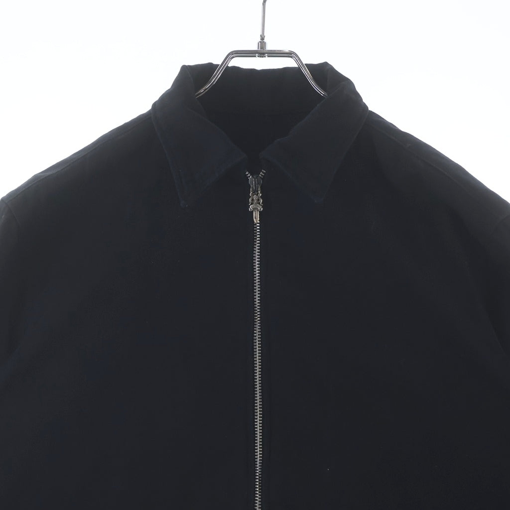 CHROME HEARTS クロムハーツ FLEURKNEE フレアニー ダガージップ 長袖シャツ ジャケット ブラック CHROME HEARTS(クロムハーツ) FLEURKNEE フレアニー ダガージップ 長袖